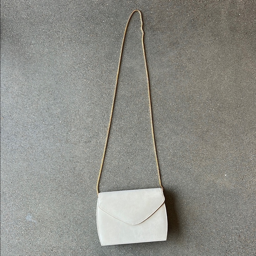 Jarin Beige Leather Handbag